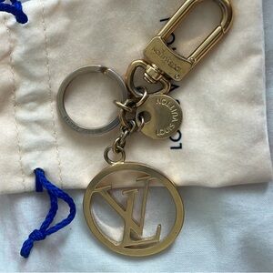 Louis Vuitton Gold Keychain